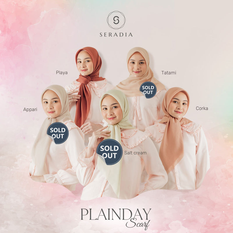 Seradia Hijab Segi Empat - Plainday Scarf 3