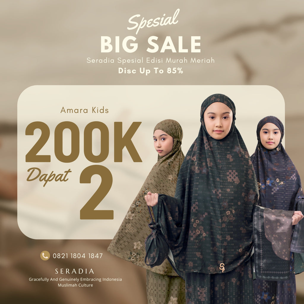 Amara Prayer Set Kid - Seradia X Mega Iskanti