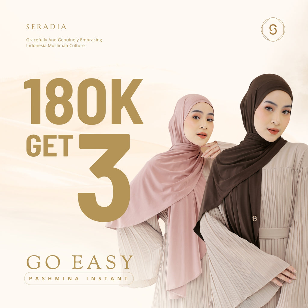 Seradia Hijab Go Easy Instant Pashmina