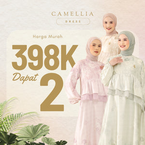 Seradia Camellia Dress - Peach