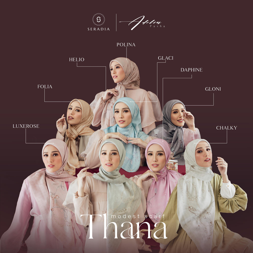 Grade B - Hijab Segi Empat Thana - Seradia x Adelia Pasha