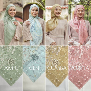 Seradia Hijab Segi Empat Tasmira