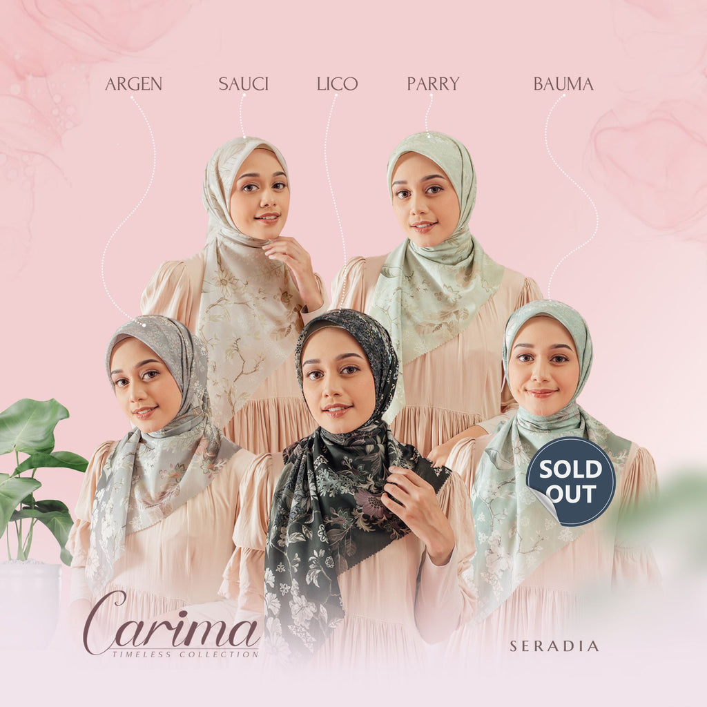 Seradia Hijab Segi Empat Carima