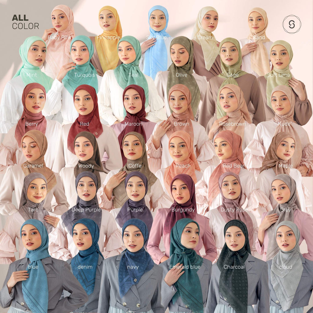 Seradia Hijab Segi Empat Monogram 2.0