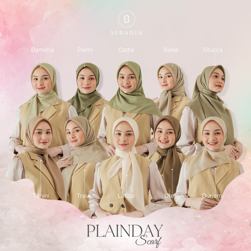 Hijab Segi Empat Plaindayscarf Seradia
