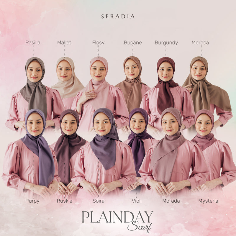 Hijab Segi Empat Plaindayscarf Seradia