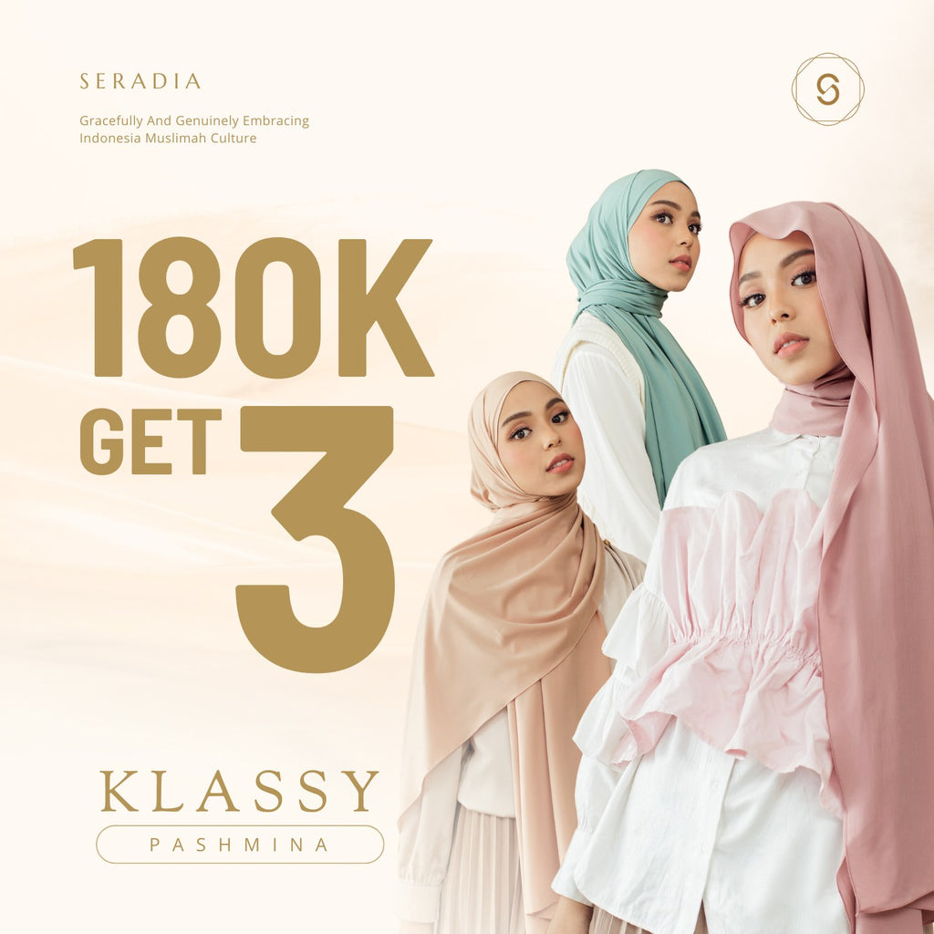 Seradia x Heidy Klassy Pashmina