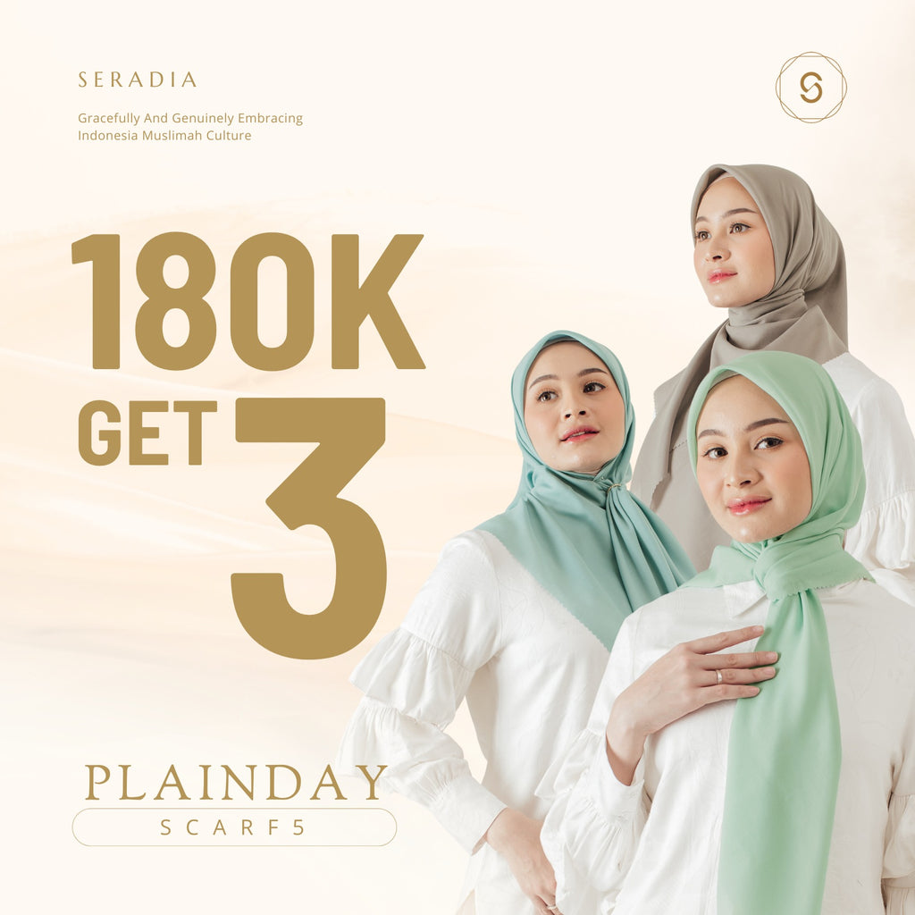 Seradia Hijab Segi Empat - Plainday Scarf 5