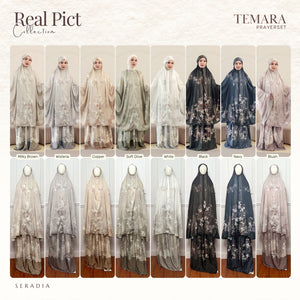 Seradia - Mukena Motif Temara 2in1