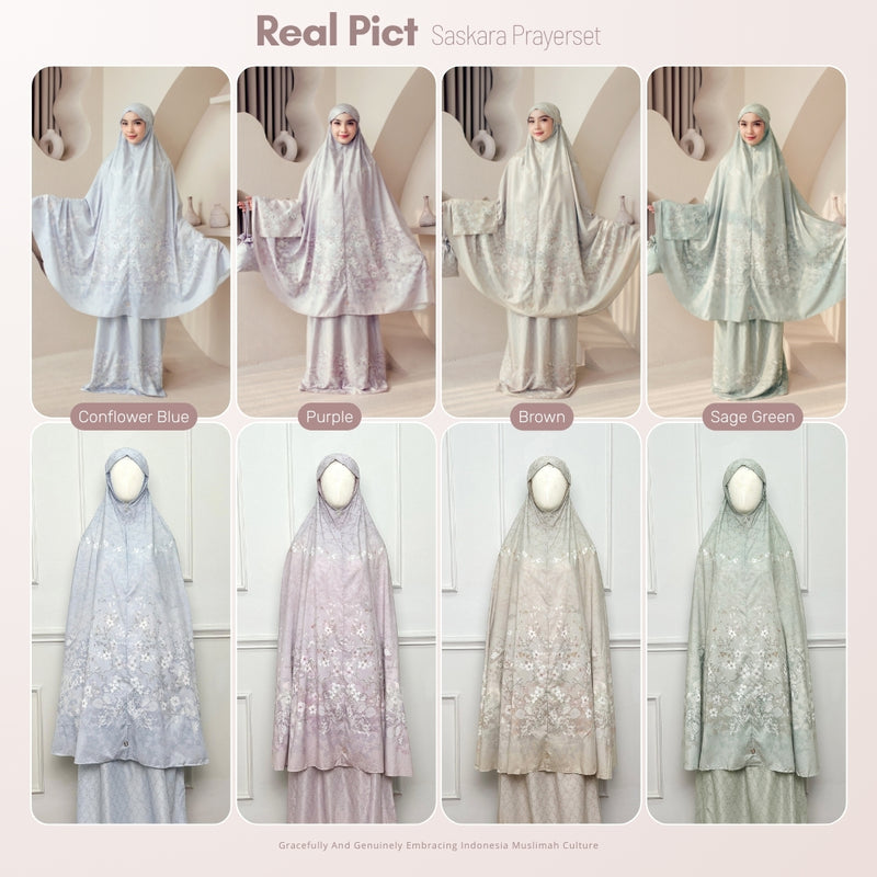Seradia Saskara Prayer Set 2in1 - Free Sajadah Mini