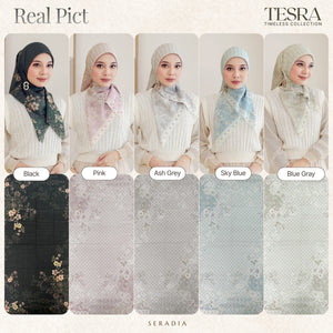 Seradia Hijab - Segi Empat Motif Tesra Timeless Collection