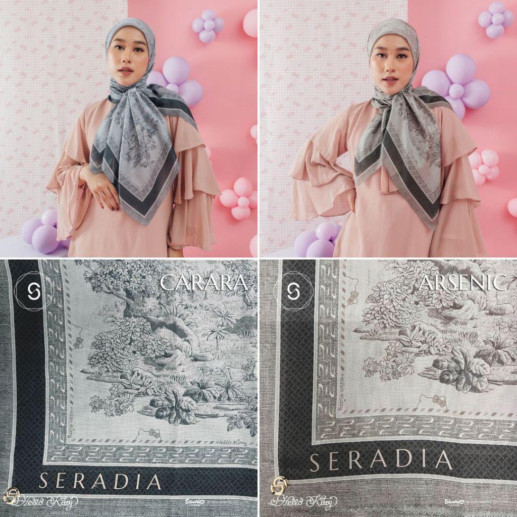 Grade B - Seradia Hijab Segi Empat Voyage Hello Kitty Collection