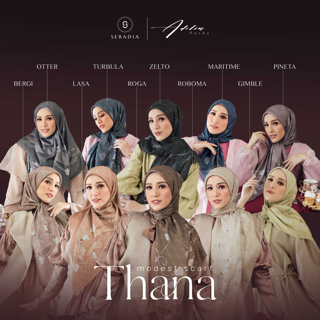 Grade B - Hijab Segi Empat Thana - Seradia x Adelia Pasha