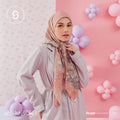Seradia Hijab Segi Empat Berry Berry Hello Kitty Collection