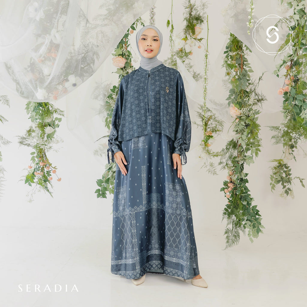 Seradia Labeeba Dress - Navy