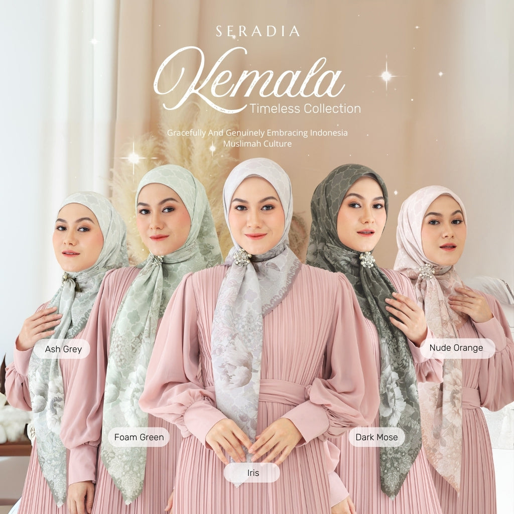 Seradia Hijab Segi Empat Kemala