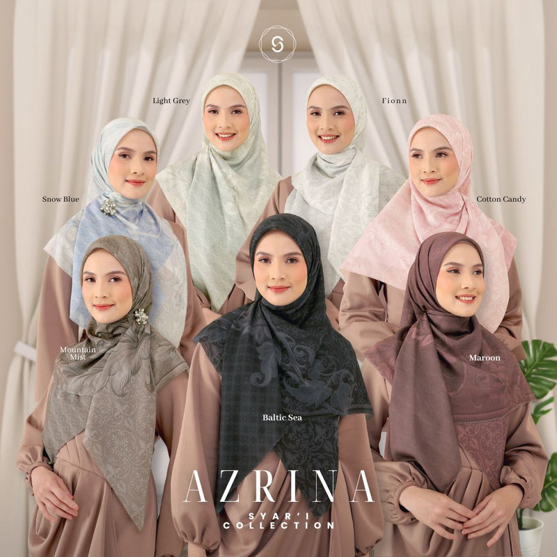 Seradia Hijab Segi Empat Syar'i - Azrina Collection