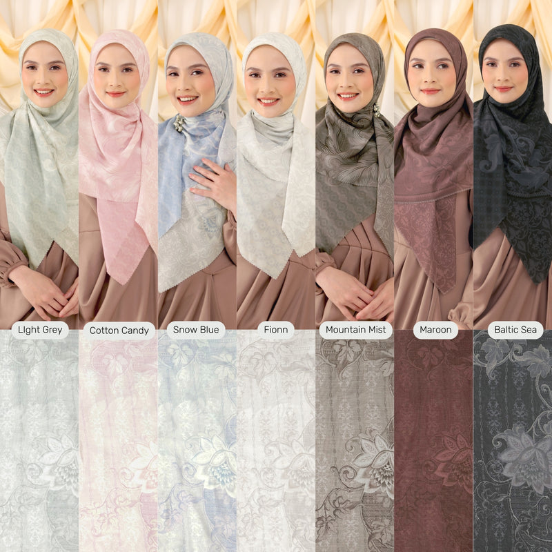 Seradia Hijab Segi Empat Syar'i - Azrina Collection