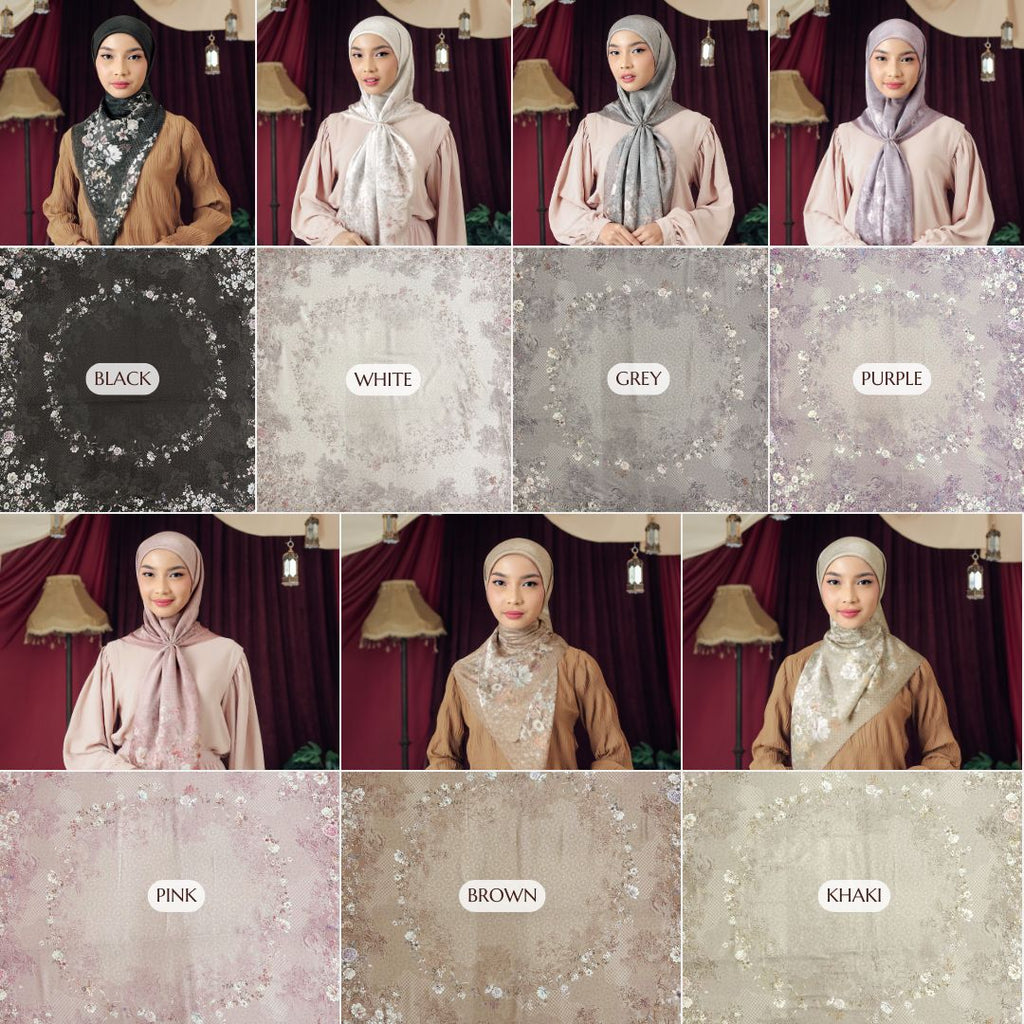 Seradia Hijab Segi Empat Zora Scarf - Classic Collection