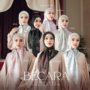 Seradia Hijab Segi Empat Becara Scarf - Timeless Collection