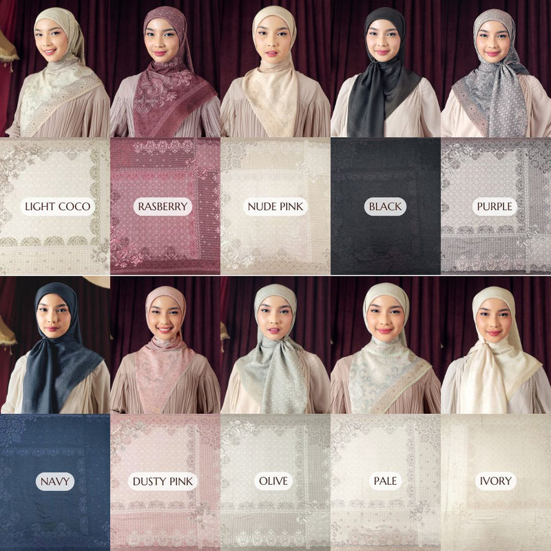 Seradia Hijab Segi Empat Becara Scarf - Timeless Collection