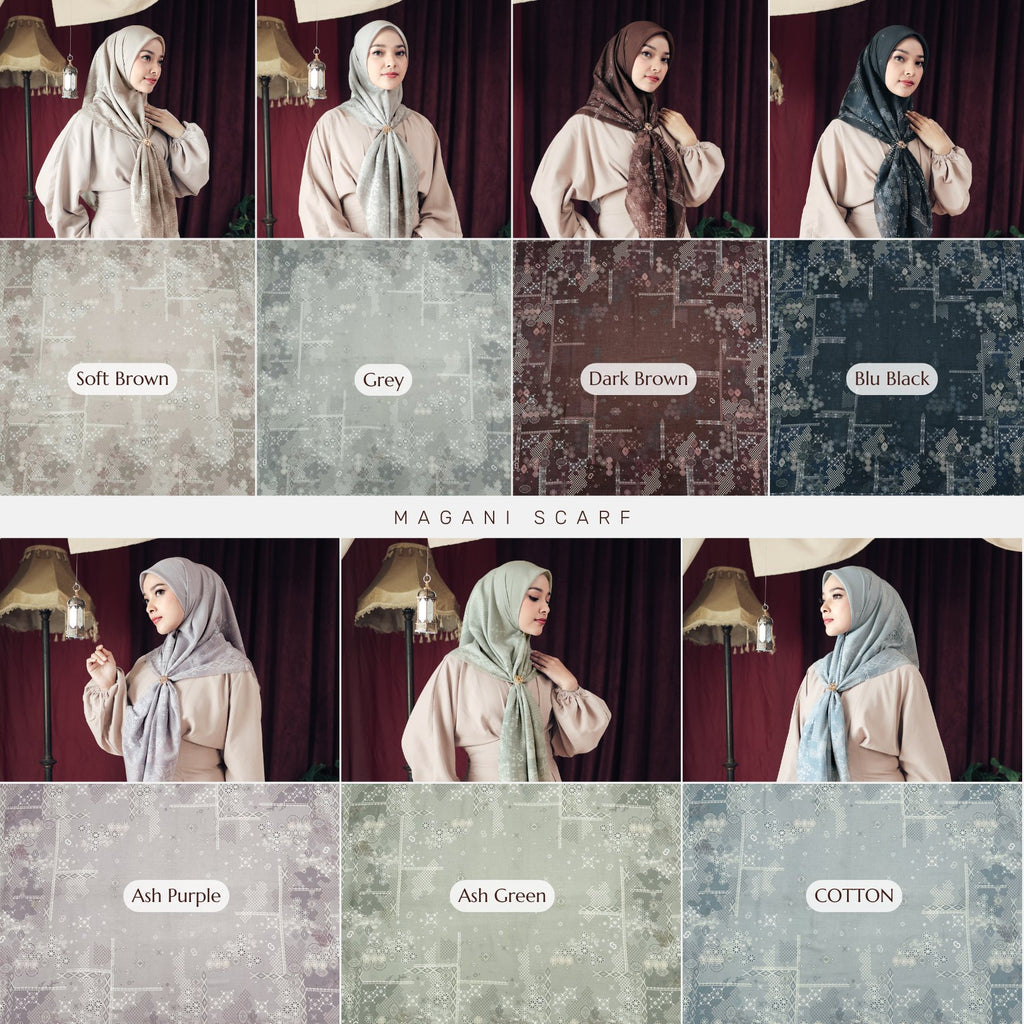 Seradia Hijab Segi Empat Magani Scarf - Classic Collection