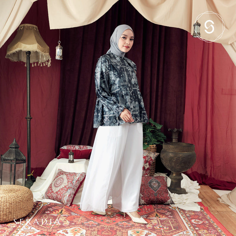 Seradia Rashiqa Blouse - Navy