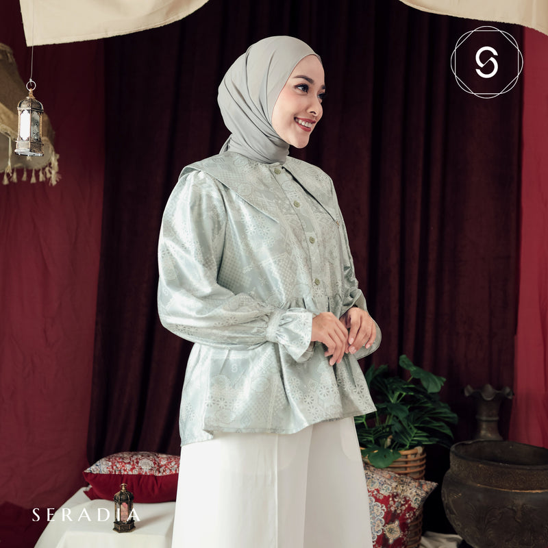 Seradia Rashiqa Blouse - Sage