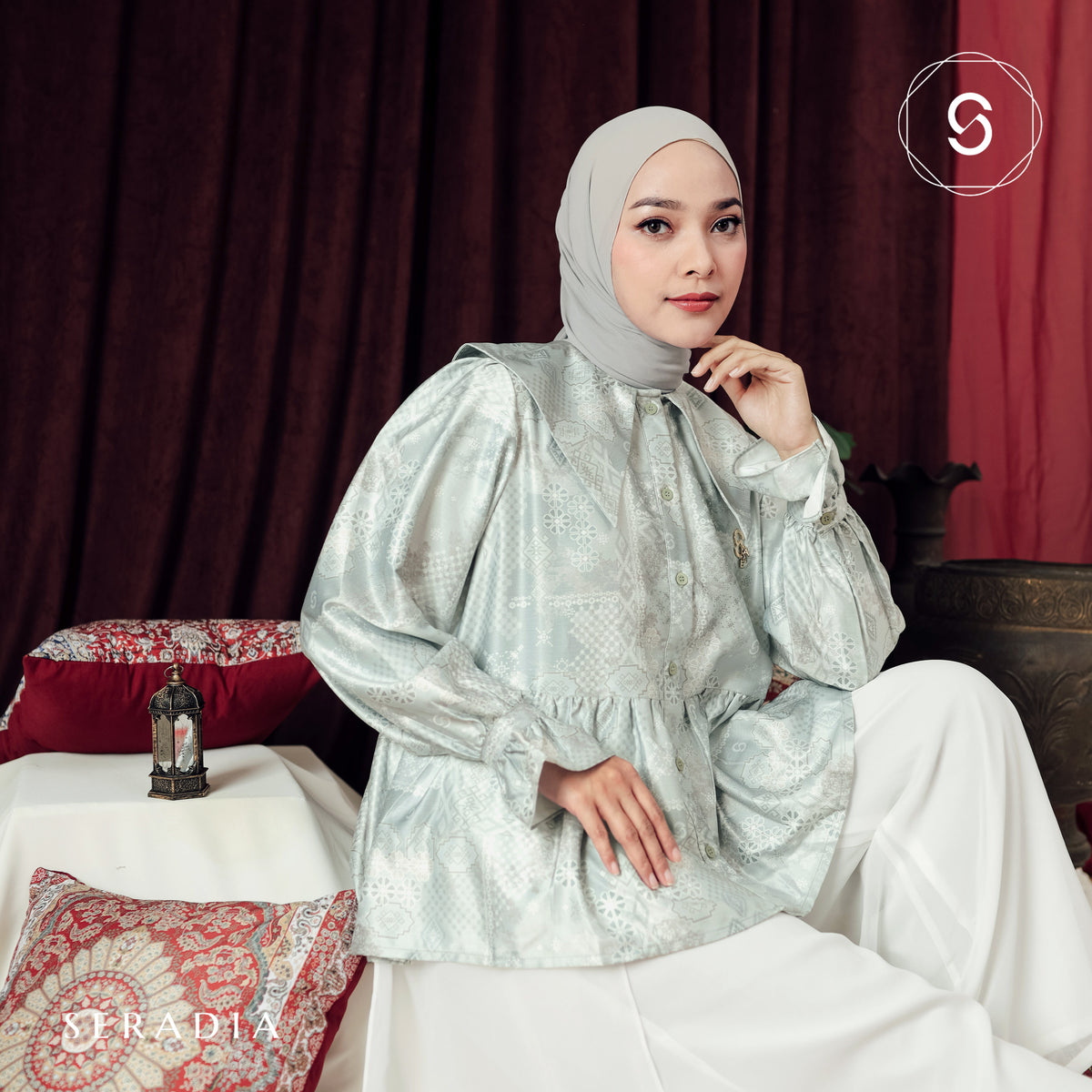 Seradia Rashiqa Blouse - Sage – seradia