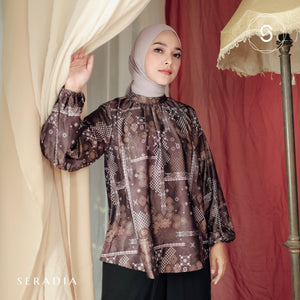 Seradia Amela Blouse - Choco Raspberry