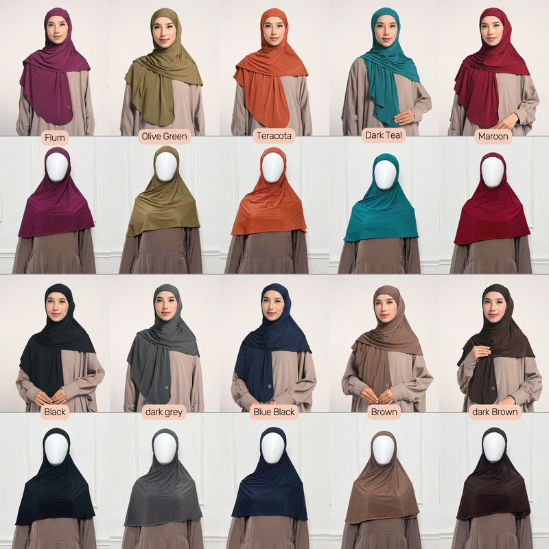 Seradia Hijab Go Easy Pashmina Inner Instant
