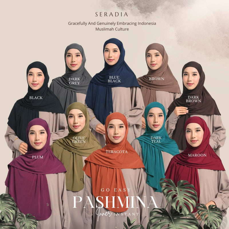 Seradia Hijab Go Easy Pashmina Inner Instant