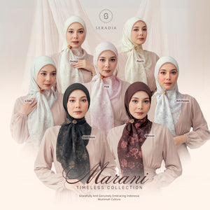 Seradia Hijab Segi Empat Marani Scarf - Timeless Collection