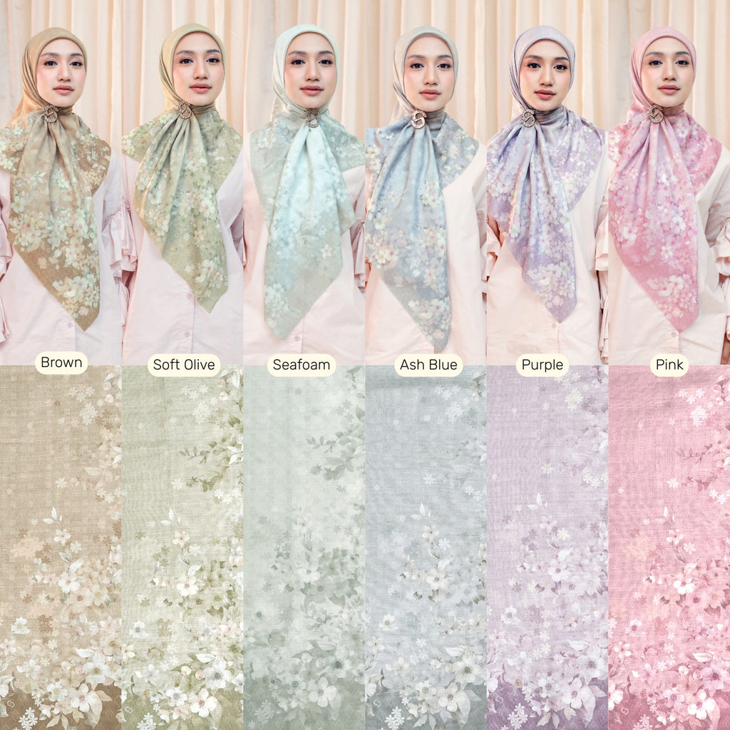Seradia Hijab Segi Empat Sajana Scarf - Timeless Collection