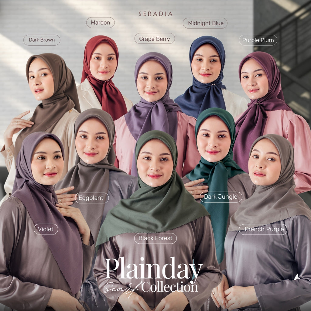 Hijab Segi Empat Plaindayscarf Seradia