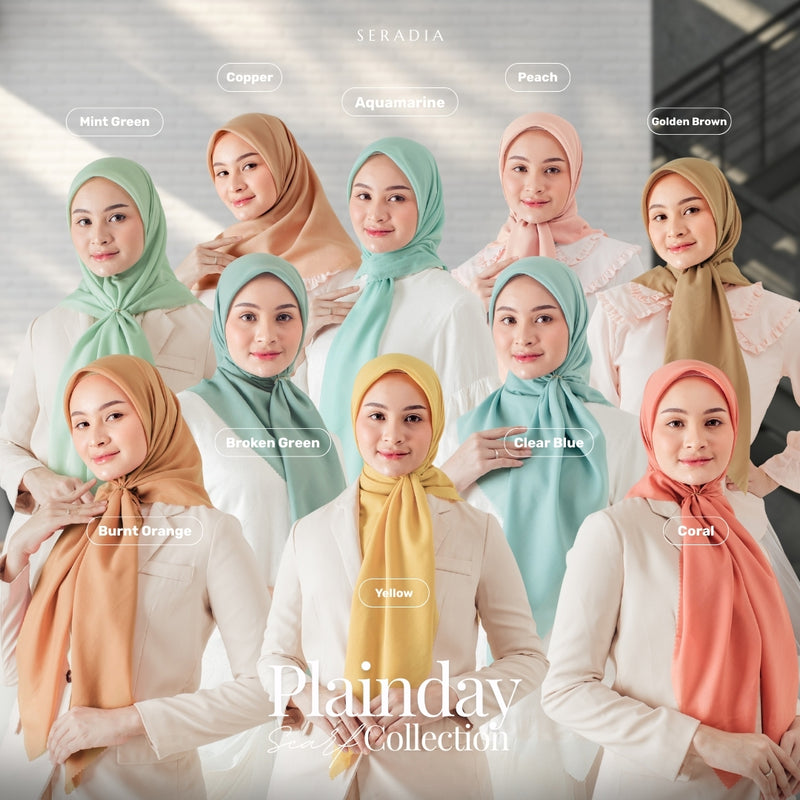 Hijab Segi Empat Plaindayscarf Seradia