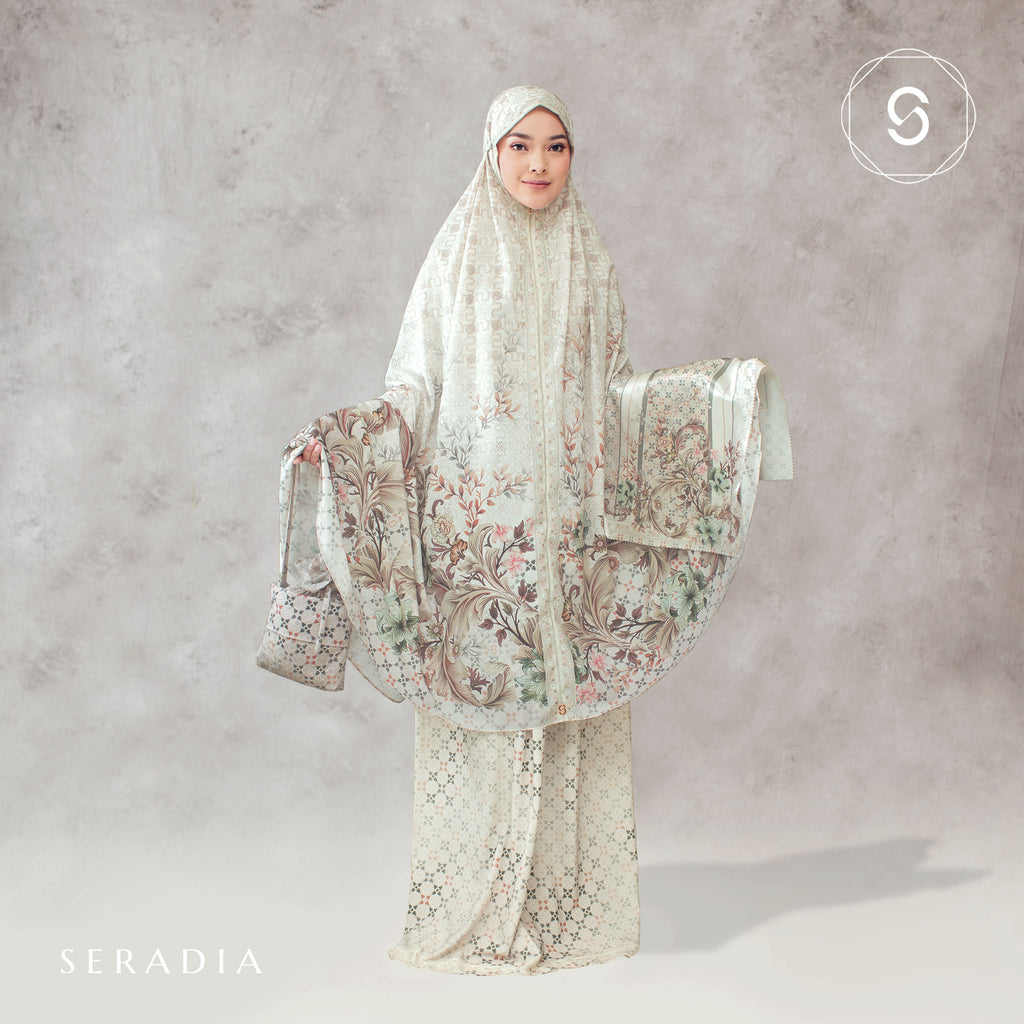 Seradia  Prayer Set 2in1 - Rasmi Collection- Brassica