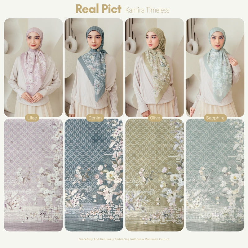 Seradia Hijab Segi Empat Kamira Scarf - Timeless Collection