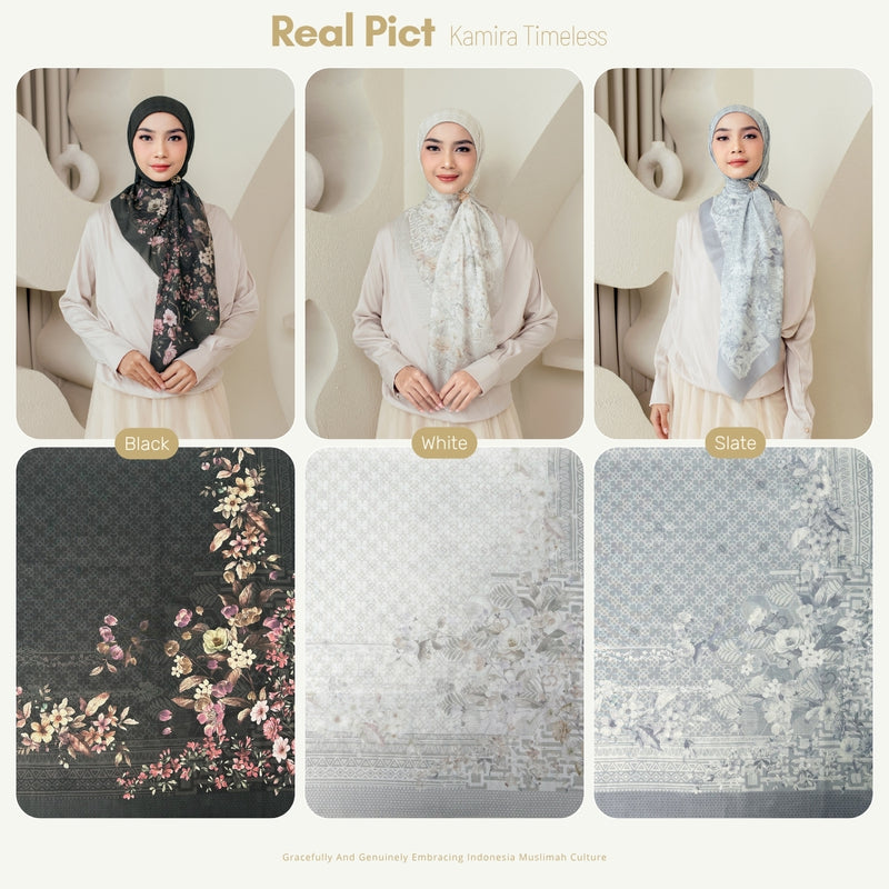 Seradia Hijab Segi Empat Kamira Scarf - Timeless Collection