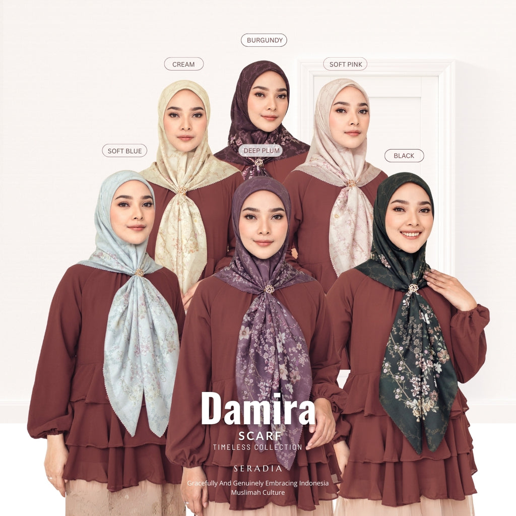 Seradia Hijab Segi Empat Damira Scarf - Timeless Collection