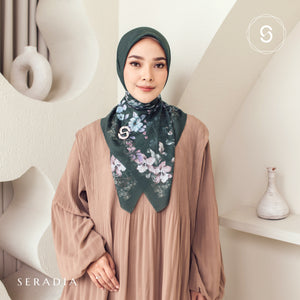 Seradia Hijab - Segi Empat Motif Remia - Timeless Collection