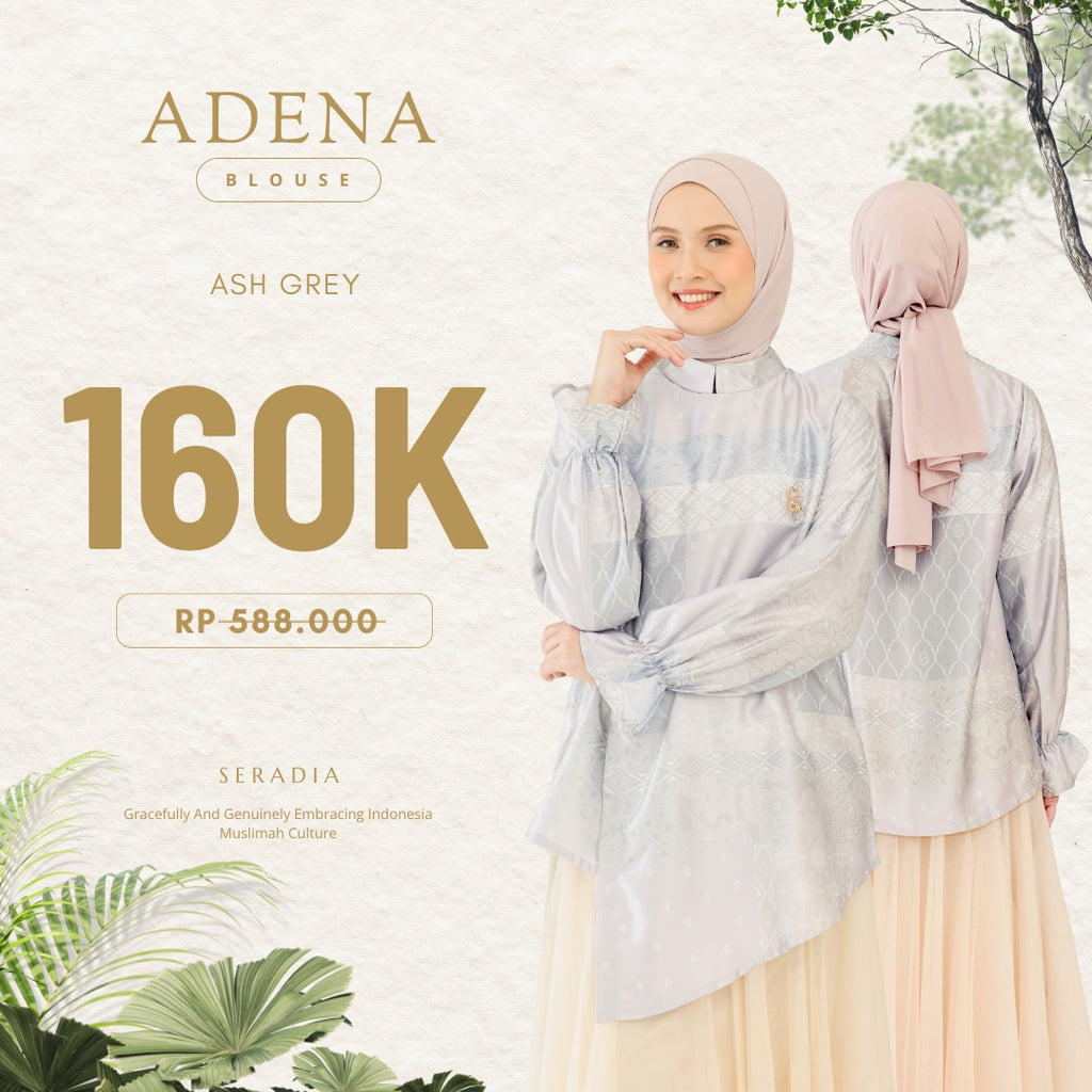 Seradia Adena Blouse - Ash Grey
