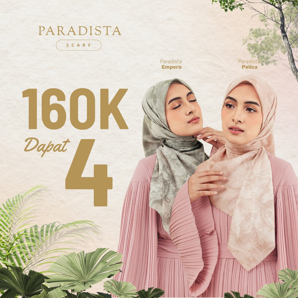 Seradia Hijab Segi Empat Paradista