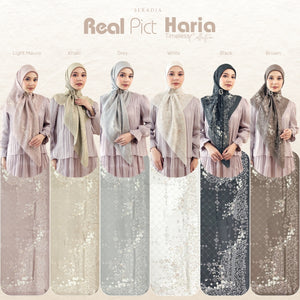 Seradia Hijab - Segi Empat Motif Haria Timeless Collection