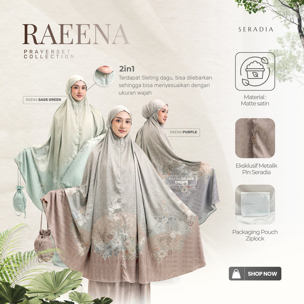 Seradia - Mukena Motif Raeena 2in1