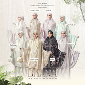 Seradia - Mukena Motif Biyana 2in1