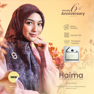 Seradia Hijab - Segi Empat Motif Haima - Classic Collection