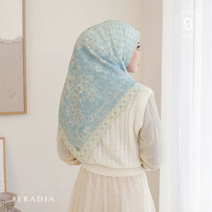 Seradia Hijab - Segi Empat Motif Tesra Timeless Collection