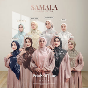 Seradia Hijab Segi Empat Samala - Syar'i Collection Petals of June