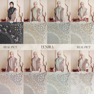 Seradia Hijab - Segi Empat Motif Tenira- Timeless Collection